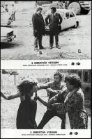 cca 1985 ,,A borotvás gyilkos" című csehszlovák bűnügyi film jelenetei és szereplői, 8 db vinta...