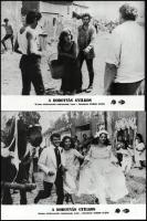 cca 1985 ,,A borotvás gyilkos" című csehszlovák bűnügyi film jelenetei és szereplői, 8 db vinta...