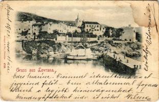1902 Lovran, Laurana, Lovrana; port, general view (fa)