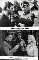 cca 1963 ,,A bokszoló és a halál" című csehszlovák film jelenetei és szereplői, 11 db vintage p...