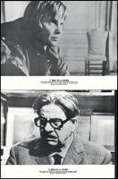 cca 1976 ,,A bíró és a hóhér" című NSZK film jelenetei és szereplői, 6 db produkciós filmfotó n...