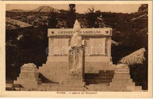 Fiume, Rijeka; L'ossario dei Granatieri / military monument