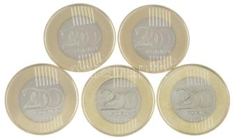 2023. 200Ft bicolor "Petőfi 200" (5x) T:UNC,AU