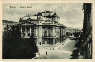 Fiume, Rijeka; Teatro Verdi / theatre