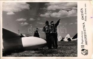 1958 Leszno, Lissa; Szybowcowe Mistrzostwa Swiata /  World Gliding Championships, photo. So. Stpl (non PC) (EK)