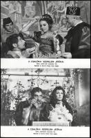 cca 1971 ,,A csalóka szerelem játékai" című csehszlovák film jelenetei és szereplői, 19 db vint...