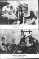 cca 1971 ,,A csalóka szerelem játékai" című csehszlovák film jelenetei és szereplői, 19 db vint...