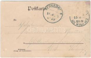 1902 Wien, Vienna, Bécs XIX. Kahlenberg, Kaffee und Gasthaus zur eisernen Hand / cafe and restaurant...