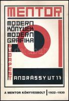 Csaplár Ferenc: A Mentor könyvesbolt 1922-1930. (Kiállítási katalógus). Bp., 1996, Kassák Múzeum, 27+(1) p. Fekete-fehér képekkel illusztrált. Kiadói tűzött papírkötés.