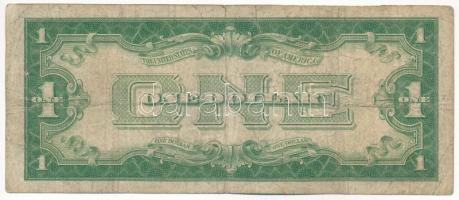 Amerikai Egyesült Államok 1928A 1$ "Silver Certificate - kisméretű", kék pecsét, "W.O...