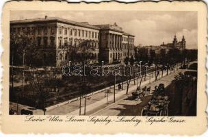 Lviv, Lwów, Lemberg; Ulica Leona Sapiehy / Sapieha gasse / street view, automobile