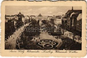 Lviv, Lwów, Lemberg; Waly Hetmanskie / Hetmanski Wallen / street view, market