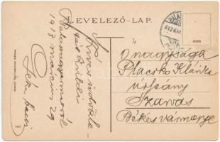 1917 Balassagyarmat, Sporttelep, foci meccs, labdarúgás (kopott sarkak / worn corners)