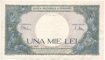 Románia 1943. 1000L T:F Romania 1943. 1000 Lei C:F Krause P#52