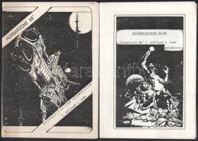 1988 2 db Sci-fi funzine. induló szám Hungarzone, Intergalaktikus bazár