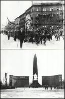 1919 A kommün alatt készült képek későbbi nagyítása, május 1. Margit sziget, Andrássy út, Alagút, st...