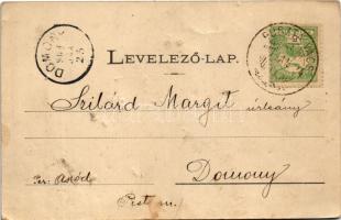 1903 Pusztavacs, Fő magtár, Nándor major, Vacsi templom. Art Nouveau - Magyarország földrajzi középp...