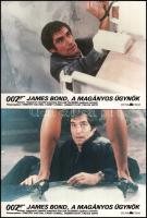 cca 1989 ,,007 James Bond, a magányos ügynök" című amerikai film jelenetei és szereplői, 13 db ...