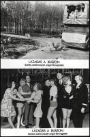 cca 1972 ,,Lázadás a buszon" című angol abszurd humor, filmvígjáték jelenetei és szereplői, 29 ...