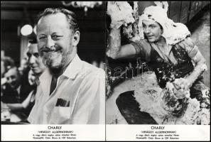 cca 1968 ,,Charly - virágot Algernonnak" című amerikai film jelenetei és szereplői, 7 db vintag...