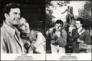 cca 1968 ,,Charly - virágot Algernonnak" című amerikai film jelenetei és szereplői, 7 db vintag...