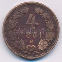 1861B 4kr Cu T:VF ph Adamo M7