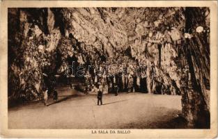 1925 Postojna, Adelsberg; Grotte di Postumia, La sala da Ballo / Postojna Cave, interrior (EK)