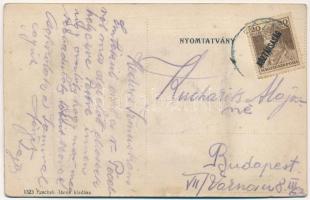 Pécel, Kossuth és Dobó utca, Peschek János üzlete és saját kiadása. 10 képes leporellolap belül a va...