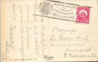 Székesfehérvár, Nádor utca, Magyar Király szálloda + "Országos Kiállítás és Vásár Székesfehérvá...