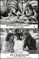 cca 1989 előtt, külföldön készült filmekből egy-egy jelenet, 23 db vintage produkciós filmfotó ezüst zselatinos fotópapíron, a használatból eredő (esetleges) kisebb hibákkal, 18x24 cm