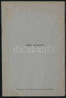 Bereghy Endre: Nemzeti létünk veszedelme. I. füzet. Bp., 1911, szerzői kiadás ("Élet"-ny.)...