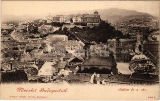 Budapest I. Tabán és a vár. Schmidt Edgar kiadása (EK)