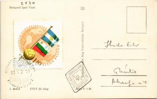 1962 Budapest XIV. Városliget, Budapesti Ipari Vásár, Hajóipar. Képzőművészeti Alap Kiadóvállalat + ...