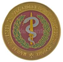 DN "Magyar Honvédség Dr. Radó György Honvéd Egészségügyi Központ" műgyantás fém lemezplakett (98mm) T:AU kis horpadás