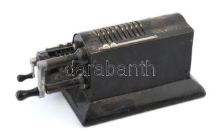 cca 1940 Original Odhner tekerős svéd számológép, szép állapotban, masszív fém házzal, nincs kipróbá...