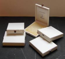 5db nagyalakú díszdoboz, érmékhez, plakettekhez, kitüntetésekhez, használatlan