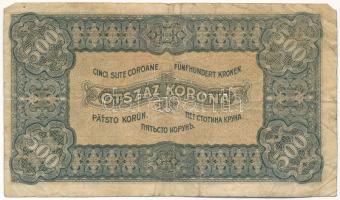 1923. 500K nyomdahely jelölés nélkül T:VG Adamo K34/1