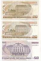 Ausztria 1986. 20Sch (2x) + 50Sch T:F
Austria 1986. 20 Schilling (2x) + 50 Schilling C:F
