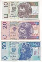 Lengyelország 1994. 10Zl + 20Zl + 50Zl T:F Poland 1994. 10 Zlotych + 20 Zlotych + 50 Zlotych C:F