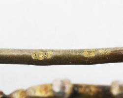 Ezüst (Ag) kalaptű türkizzel Jelzett. 9,06g, 9,5 cm