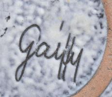 Gálffy jelzéssel: Madaras tálka, kerámia, hibátlan, d: 13 cm