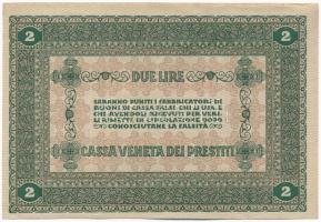 Olaszország / Velence / Osztrák-magyar megszállás 1918. 2L T:AU
Italy / Venice / Austro-Hungarian o...