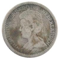 Hollandia 1919. 25c Ag "Vilma" T:F patina 
Netherlands 1919. 25 Cents Ag "Wilhelmina...