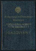 1969 Arcképes karantén és növényvédelmi igazolvány