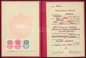 1950 Szeszforgalmi Nemzeti Vállalat igazolvány