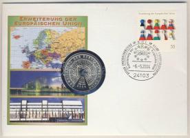 Németország 2004. 10€ Ag "EU-bővítés" érmés borítékon alkalmi bélyegzős bélyeggel T:BU