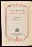 Prohászka Ottokár: Az elme útjain. Bölcseleti dolgozatok. Prohászka Ottokár összegyűjtött munkái XIV. köt. Bp., 1927, Szent István-Társulat, VII+(3)+311 p. Kiadói aranyozott egészvászon-kötés, a gerincen kis sérüléssel, intézményi bélyegzővel.