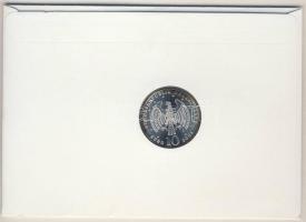 Németország 2004. 10€ Ag "EU-bővítés" érmés borítékon alkalmi bélyegzős bélyegge...
