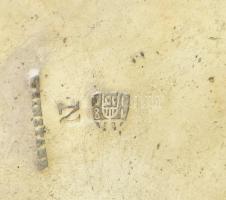 Antik ezüst (Ag) váza, jelzéssel, m: 9,5 cm, nettó: 105 g