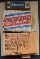 cca 1930  Eredeti csomag WC papír 2 klf és Vaselin,